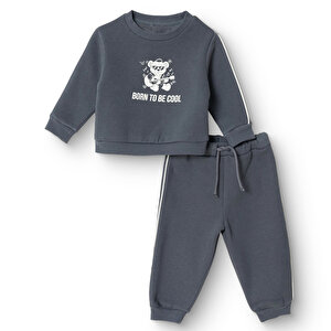 HelloBaby Eşofman Ta, Antrasit, 3 - 6 Ay