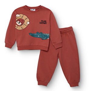 HelloBaby Eşofman, Kahverengi, 3 - 6 Ay