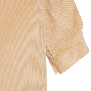 Erkek Bebek Hello Cute Bear Gömlek Fitilli Kadife Dokuma Gömlek Yaka Uzun Kol