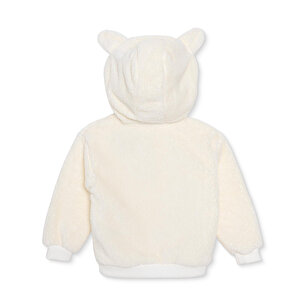 Erkek Bebek Hello Cute Bear Kapüşonlu Sweatshirt Peluş Uzun Kol Erkek Bebek Hello Cute Bear Kapüşonlu Sweatshirt Peluş Uzun Kol