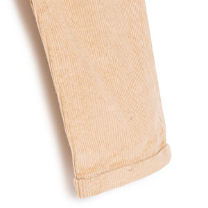 Erkek Bebek Hello Cute Bear Pantolon Kadife Ribanalı Paça