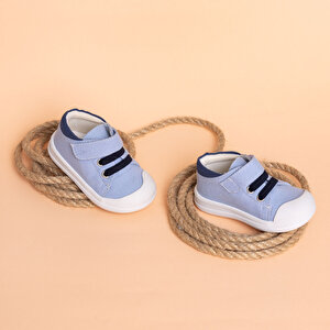 Erkek Bebek İlk Adım Ayakkabı Cırt Cırtlı