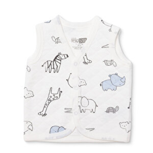 Erkek Bebek Kapitone Yelek Kapitone Örme V Yaka Atlet Kol Erkek Bebek Kapitone Yelek Kapitone Örme V Yaka Atlet Kol