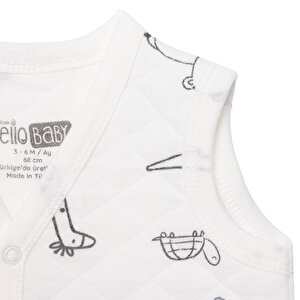 Erkek Bebek Kapitone Yelek Kapitone Örme V Yaka Atlet Kol Erkek Bebek Kapitone Yelek Kapitone Örme V Yaka Atlet Kol