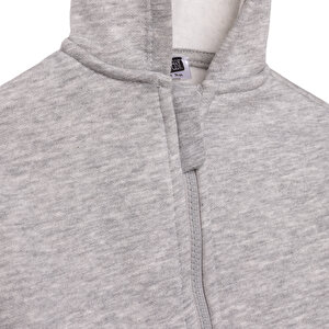 Erkek Bebek Kapüşonlu Hırka Kapüşonlu Yaka Uzun Kol