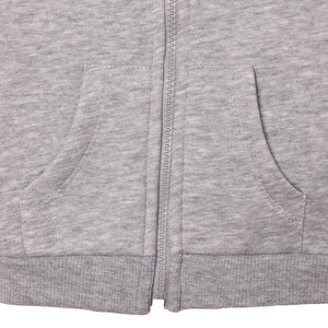 Erkek Bebek Kapüşonlu Hırka Kapüşonlu Yaka Uzun Kol