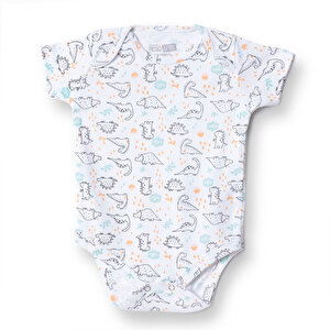 HelloBaby Kısa Kol Body, Ekru, 3 Ay HelloBaby Kısa Kol Body, Ekru, 3 Ay