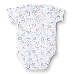 Erkek Bebek Kısa Body Çıtçıtlı Zarf Yaka