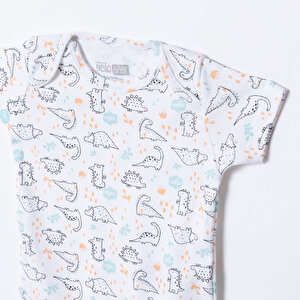 Erkek Bebek Kısa Body Çıtçıtlı Zarf Yaka