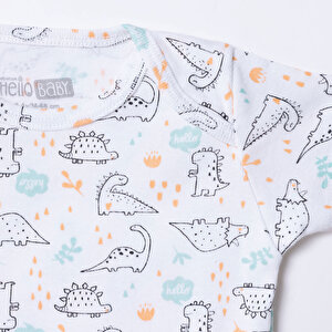 Erkek Bebek Kısa Body Çıtçıtlı Zarf Yaka