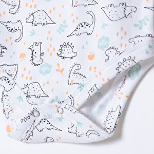 Erkek Bebek Kısa Body Çıtçıtlı Zarf Yaka