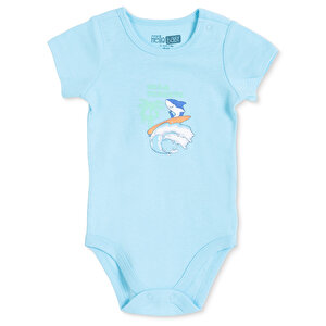 HelloBaby Kısa Kol, Açık Mavi, 1 - 3 Ay