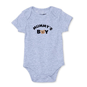 HelloBaby, Kısa, Gri Melanj, 1 - 3 Ay