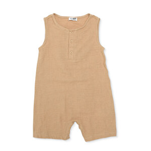 HelloBaby Kısa Tulum, Bej, 3 - 6 Ay