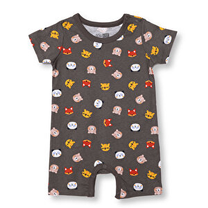 HelloBaby, Kısa Tulum, Antrasit, 6 Ay