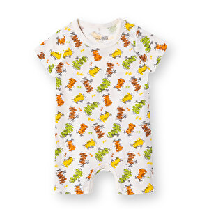 HelloBaby Kısa Tulum, Bej, 6 Ay