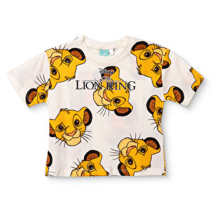 Disney Lisans Ts, Ekru Baskılı, 6 - 9 Ay