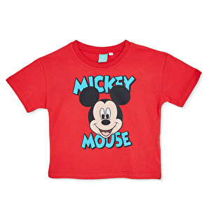 Disney Lisans Tshirt, Kırmızı, 6 - 9 Ay