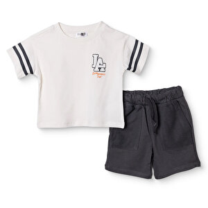 HelloBaby LITTLE SPORTS, Beyaz, 6 - 9 Ay