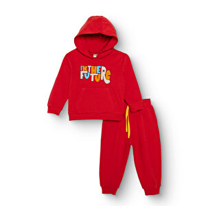 HelloBaby Eşofman Tak, Kırmızı, 3 - 6 Ay