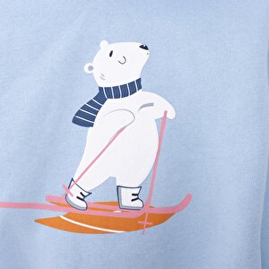 Erkek Bebek Mountain Explorer Kapüşonlu Sweatshirt Şardonlu Üç İplik Uzun Kol Erkek Bebek Mountain Explorer Kapüşonlu Sweatshirt Şardonlu Üç İplik Uzun Kol