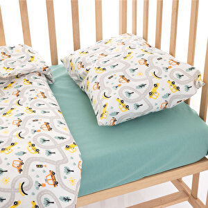 Erkek Bebek Nevresim Takımı Poplin 100 x 150cm Erkek Bebek Nevresim Takımı Poplin 100 x 150cm