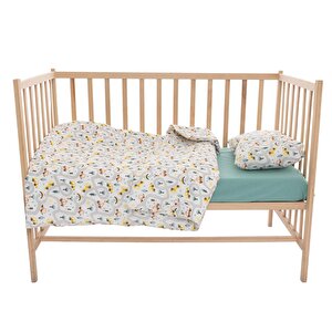 Erkek Bebek Nevresim Takımı Poplin 100 x 150cm Erkek Bebek Nevresim Takımı Poplin 100 x 150cm