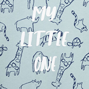 Erkek Bebek Patiksiz Tulum İnterlok Bisiklet Yaka Uzun Kol Ribanalı Paça