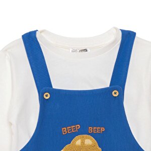 Erkek Bebek Salopet-Sweatshirt Fitilli Kadife Örme Bisiklet Yaka Uzun Kol Reçme Paça Erkek Bebek Salopet-Sweatshirt Fitilli Kadife Örme Bisiklet Yaka Uzun Kol Reçme Paça