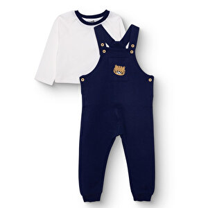 HelloBaby Salopet-Ts, Lacivert, 3 - 6 Ay