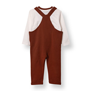 Erkek Bebek Salopet-Sweatshirt İki İplik Bisiklet Yaka Uzun Kol Reçme Paça Erkek Bebek Salopet-Sweatshirt İki İplik Bisiklet Yaka Uzun Kol Reçme Paça