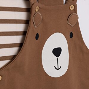 Erkek Bebek Salopet-Sweatshirt İki İplik Bisiklet Yaka Uzun Kol Reçme Paça Erkek Bebek Salopet-Sweatshirt İki İplik Bisiklet Yaka Uzun Kol Reçme Paça