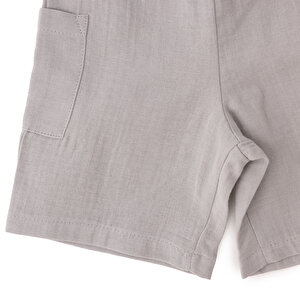 Erkek Bebek Şort Reçme Paça