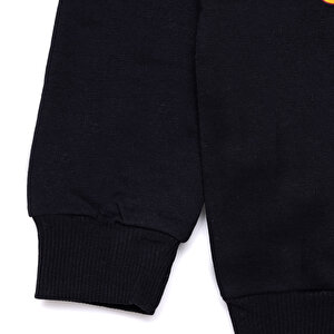 Erkek Bebek Sweatshirt Galatasaray Bisiklet Yaka Uzun Kol