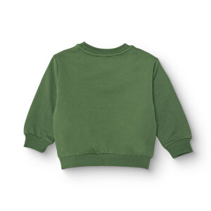 Erkek Bebek Sweatshirt Şardonlu İki İplik Bisiklet Yaka Uzun Kol Erkek Bebek Sweatshirt Şardonlu İki İplik Bisiklet Yaka Uzun Kol