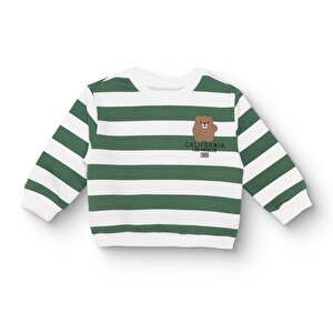 HelloBaby Sweatshirt, Yeşil, 3 - 6 Ay