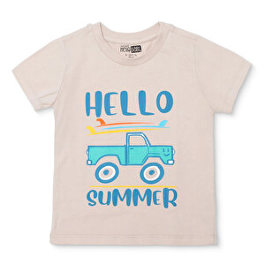 HelloBaby Tshirt, Vizon, 3 - 6 Ay