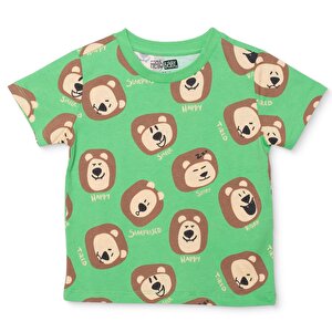 HelloBaby Tshirt, Yeşil, 3 - 6 Ay