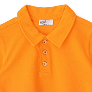 Erkek Bebek Tshirt Düğmeli Bisiklet Yaka Kısa Kol Erkek Bebek Tshirt Düğmeli Bisiklet Yaka Kısa Kol