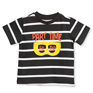 HelloBaby, Tshirt, Siyah, 3 - 6 Ay