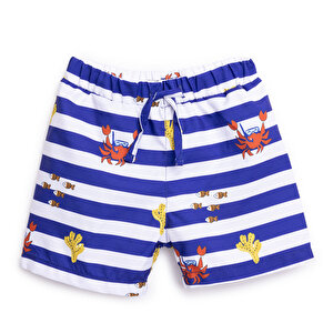 HelloBaby Çizgili Yengeç De, Mavi, 2 Yaş