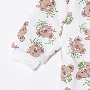 Erkek Bebek Uyku Tulumu 1 tog Fermuarlı Bisiklet Yaka Uzun Kol Ribanalı Paça Erkek Bebek Uyku Tulumu 1 tog Fermuarlı Bisiklet Yaka Uzun Kol Ribanalı Paça