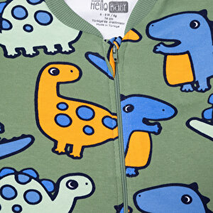 Erkek Bebek Uyku Tulumu 2.5 Tog isiklet Yaka Uzun Kol