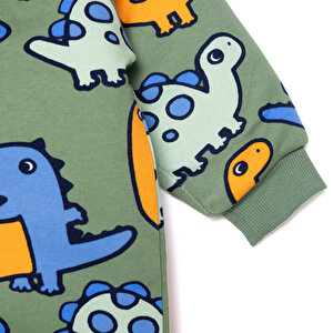 Erkek Bebek Uyku Tulumu 2.5 Tog isiklet Yaka Uzun Kol