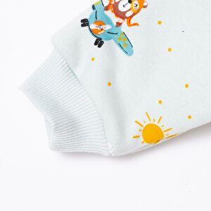 Erkek Bebek Uyku Tulumu Fermuarlı 2,5 tog Bisiklet Yaka Uzun Kol Patiksiz Paça Erkek Bebek Uyku Tulumu Fermuarlı 2,5 tog Bisiklet Yaka Uzun Kol Patiksiz Paça