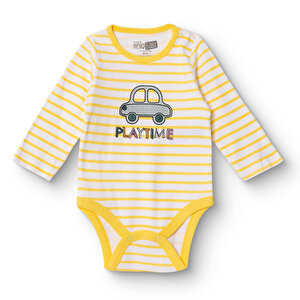 HelloBaby Uzun K, Ekru Baskılı, 1 - 3 Ay