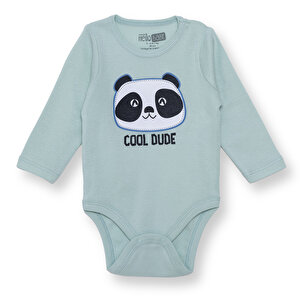 HelloBaby Uzun Kol Body, Yeşil, 1 - 3 Ay