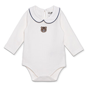 HelloBaby Uzun Kol Body, Ekru, 1 - 3 Ay