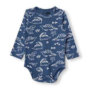 HelloBaby Uzun Kol, Koyu Mavi, 1 - 3 Ay