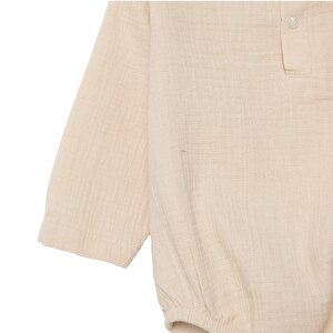 Erkek Bebek Uzun Kol Body Müslin Hakim Yaka Erkek Bebek Uzun Kol Body Müslin Hakim Yaka